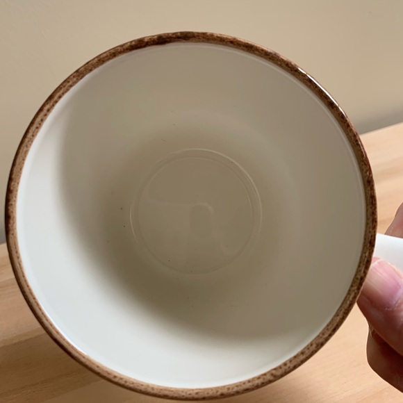 Portuguese Ceramic Mug with Red Dots - Picture 3 of 3